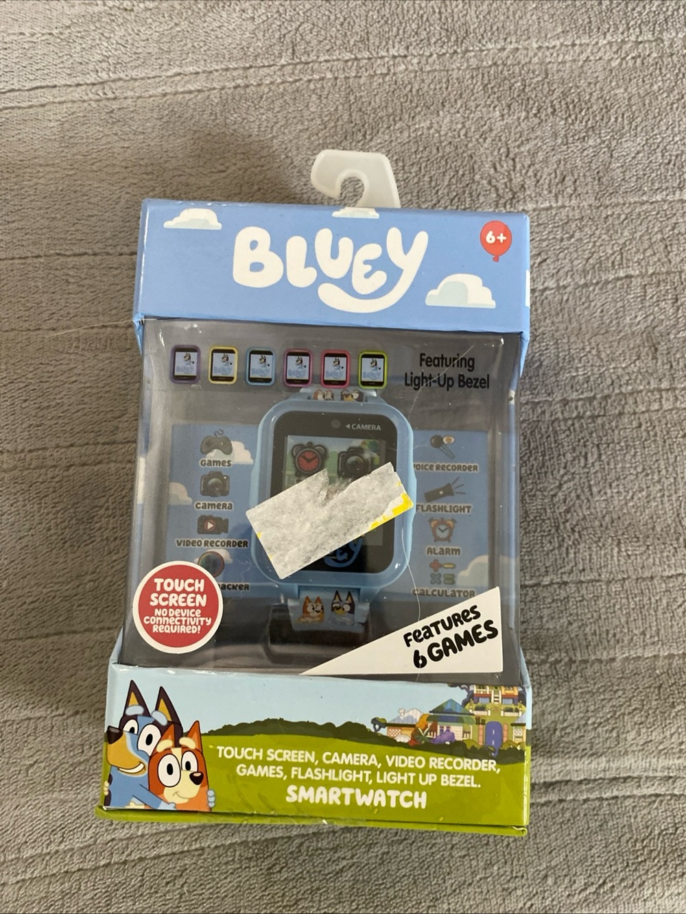 Bluey Kids Light-Up Smartwatch Toy - Blue